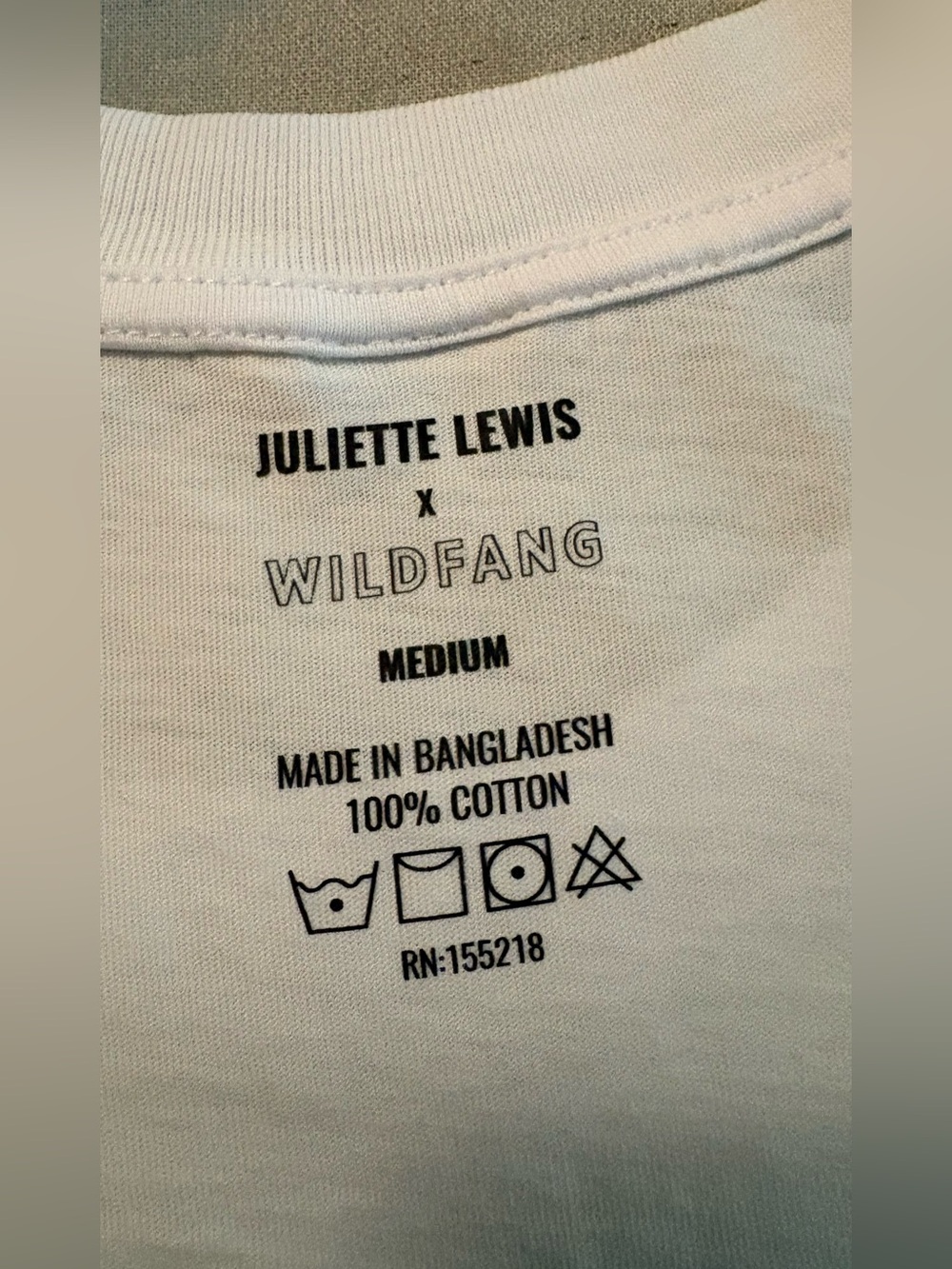 Wildfang x Juliette Lewis Collaboration Crew Tee - Picture 6 of 6